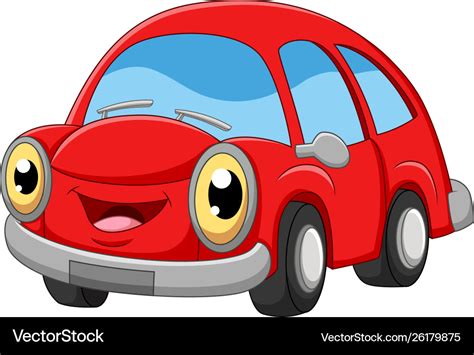 lovely cartoon car